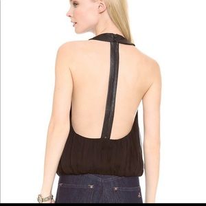 Alice + Olivia T strap top size small